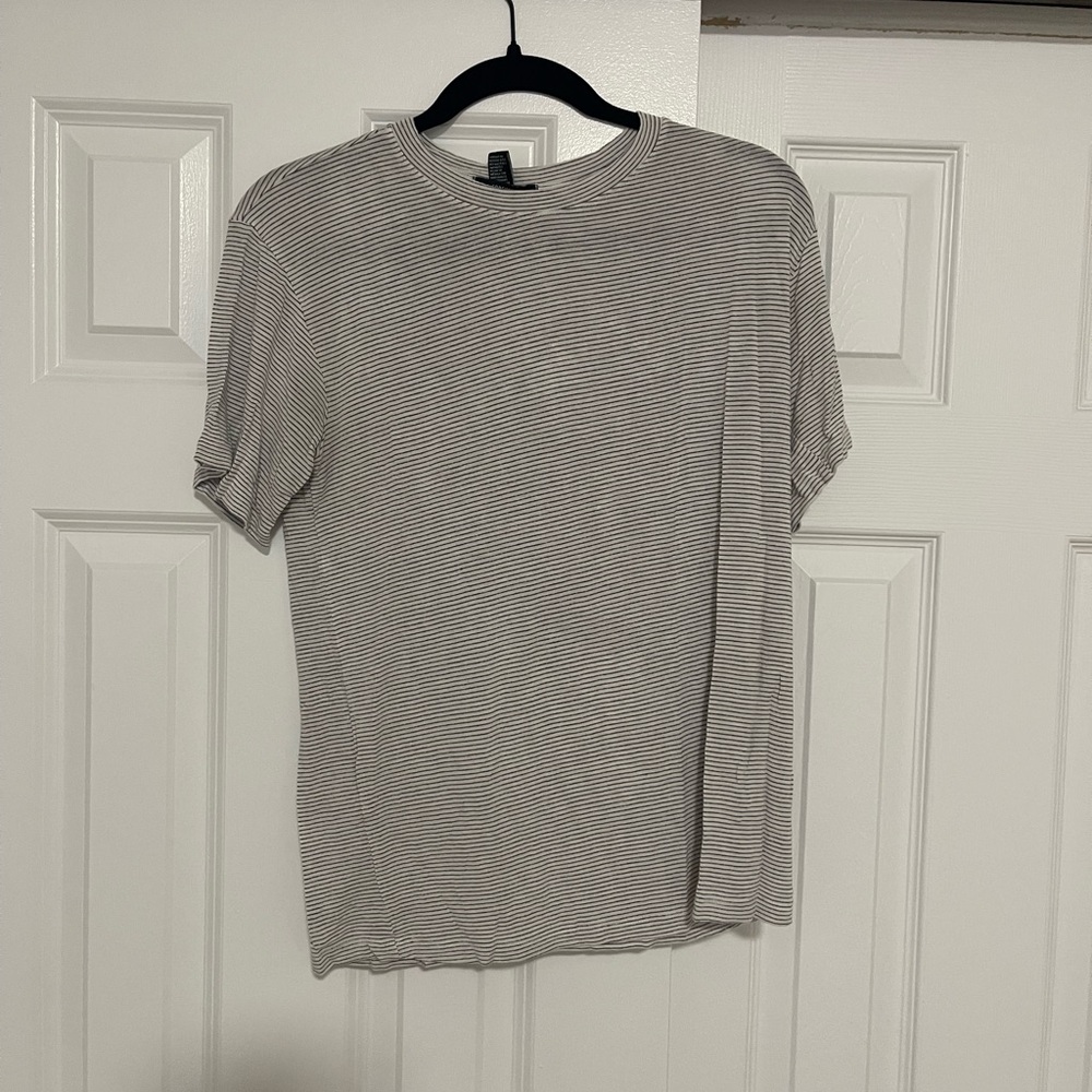 Striped black and white t-shirt